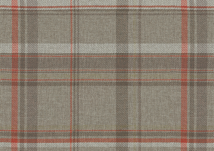Macrae, Brown Tartan - Motorised Roman Blind - Image 7